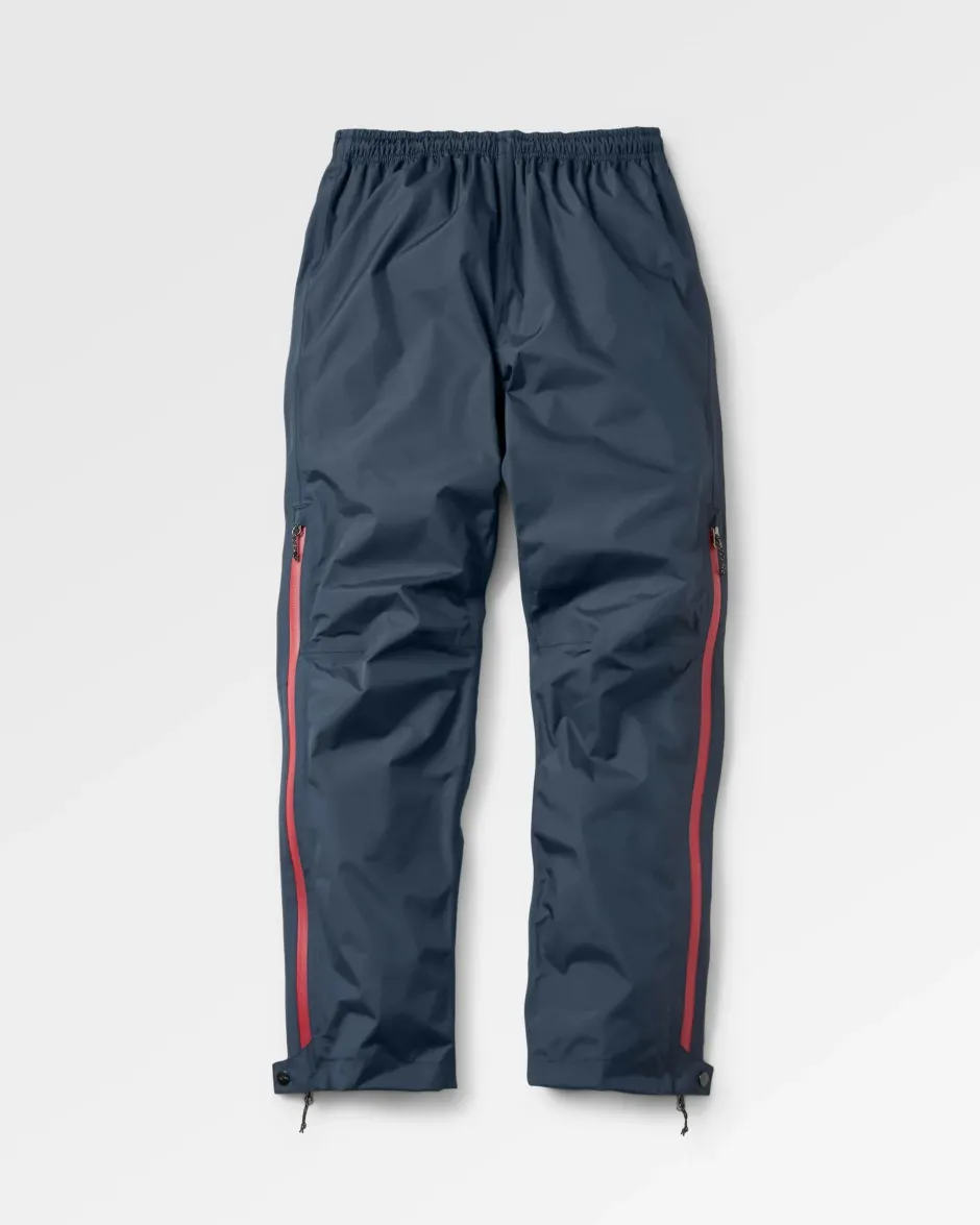 Dungarees & Pants|Activewear>Passenger Cloudburst Recycled Waterproof Trouser Deep Navy