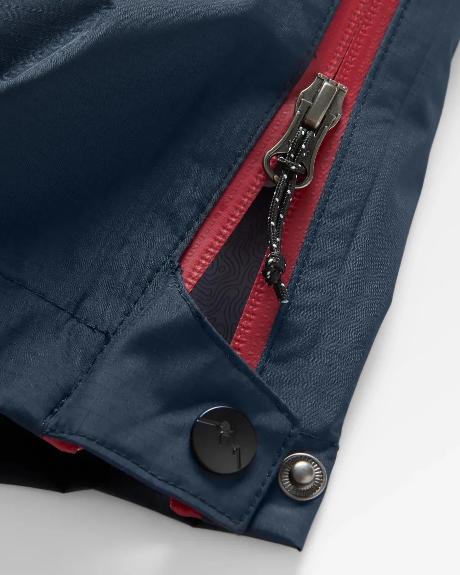 Dungarees & Pants|Activewear>Passenger Cloudburst Recycled Waterproof Trouser Deep Navy
