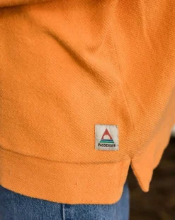 Hoodies & Sweatshirts|Women's Outlet>Passenger Clove Organic Cotton Textured Hoodie Apricot