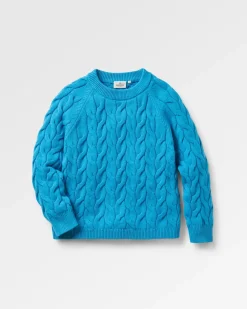 Knitwear|Women's Outlet>Passenger Comfort Organic Knitted Jumper Atlantic Blue