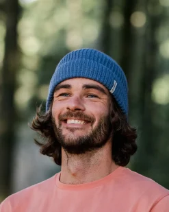 Beanies|Beanies>Floris van Bommel Compass Recycled 2.0 Beanie Moonlight Blue