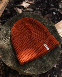 Beanies|Beanies>Floris van Bommel Compass Recycled 2.0 Beanie Rust