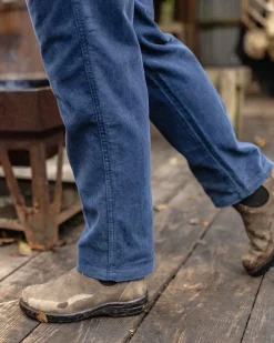 Dungarees & Pants|Best Sellers>Passenger Compass Recycled Corduroy Pants Dark Denim