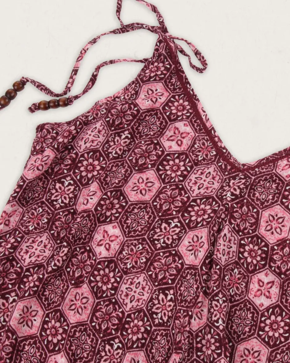 Dungarees & Pants|Dresses & Skirts>Passenger Copetín Jumpsuit Tile Wine