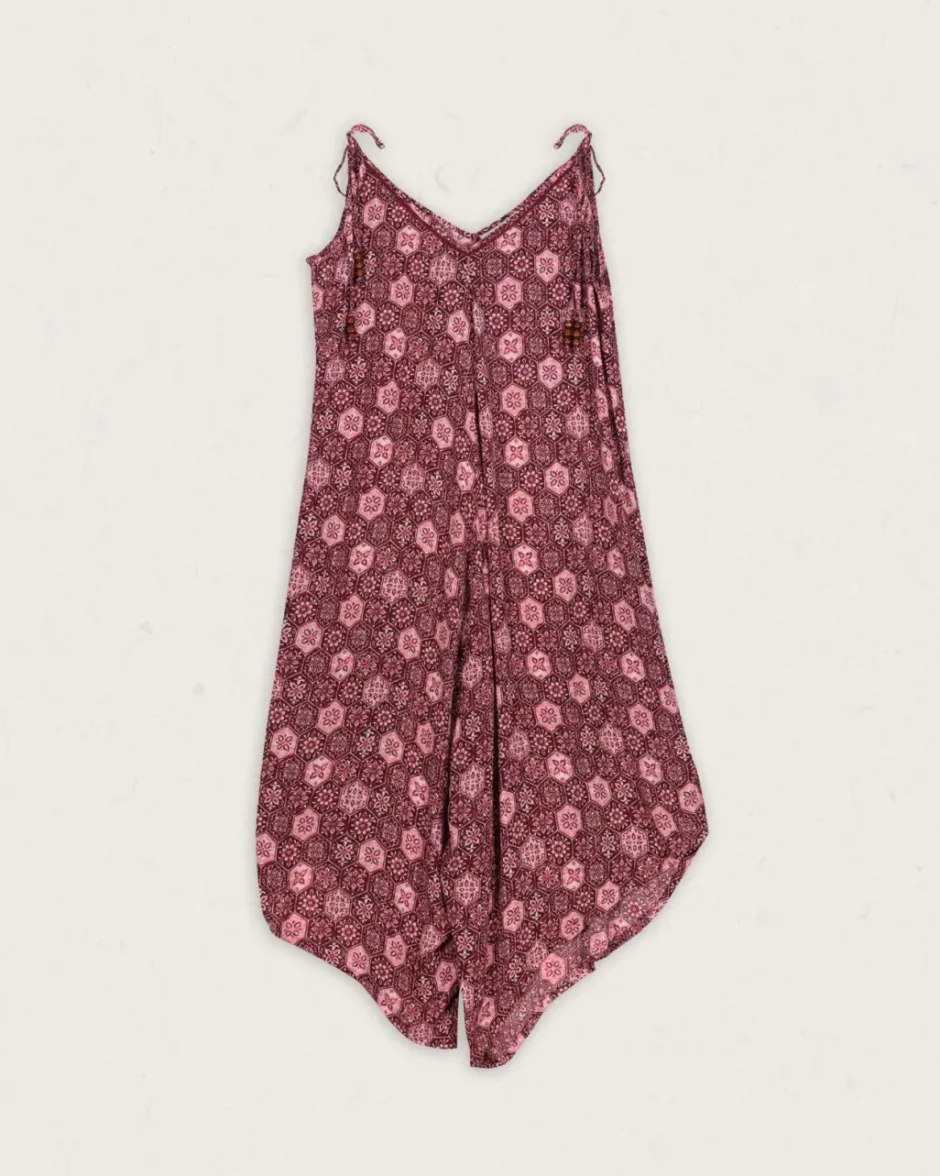 Dungarees & Pants|Dresses & Skirts>Passenger Copetín Jumpsuit Tile Wine