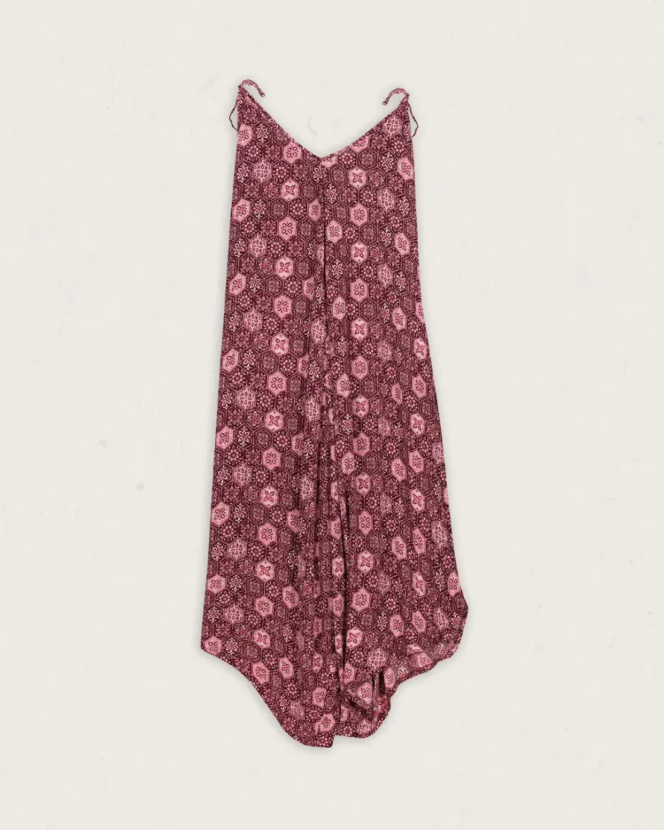 Dungarees & Pants|Dresses & Skirts>Passenger Copetín Jumpsuit Tile Wine