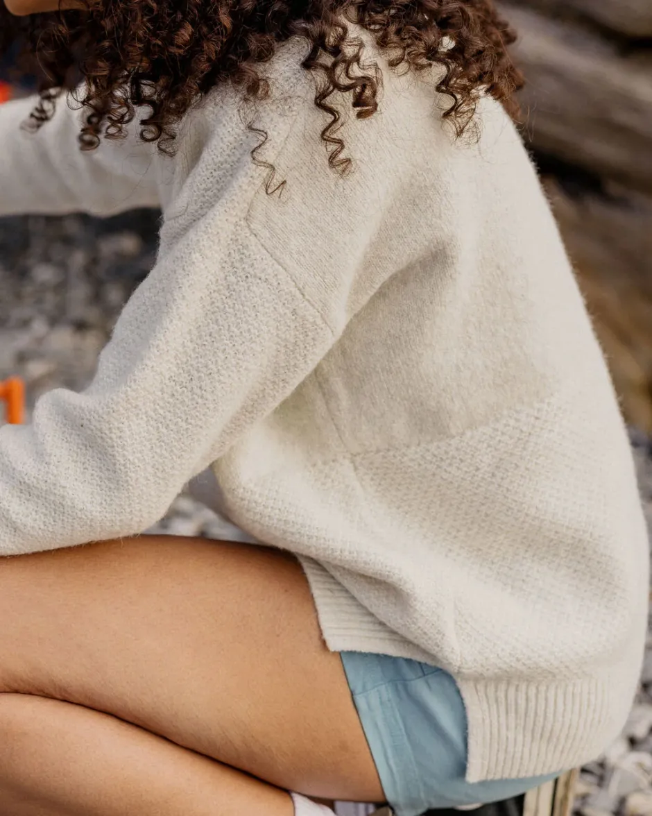 Knitwear|Winter Road Trip Essentials>Passenger Cove Recycled Knitted Jumper Off White