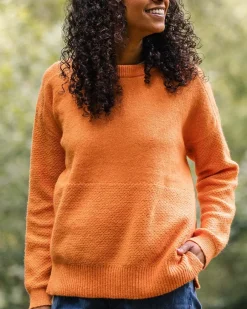 Knitwear|Women's Outlet>Passenger Cove Recycled Knitted Jumper Apricot