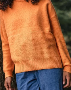 Knitwear|Women's Outlet>Passenger Cove Recycled Knitted Jumper Apricot