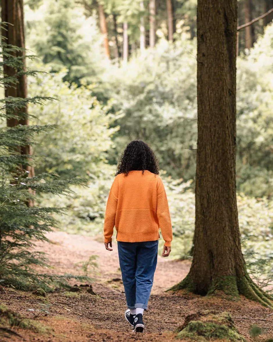 Knitwear|Women's Outlet>Passenger Cove Recycled Knitted Jumper Apricot