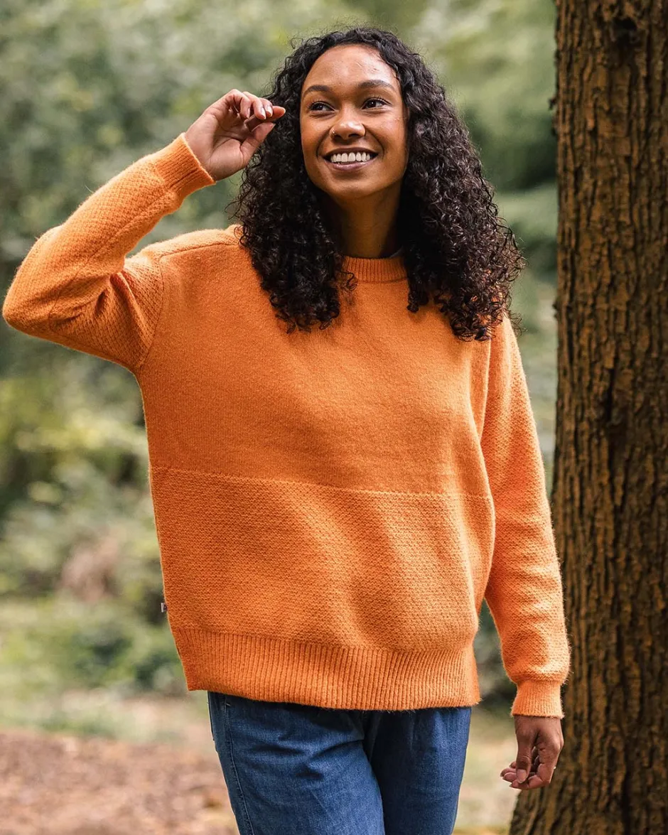 Knitwear|Women's Outlet>Passenger Cove Recycled Knitted Jumper Apricot