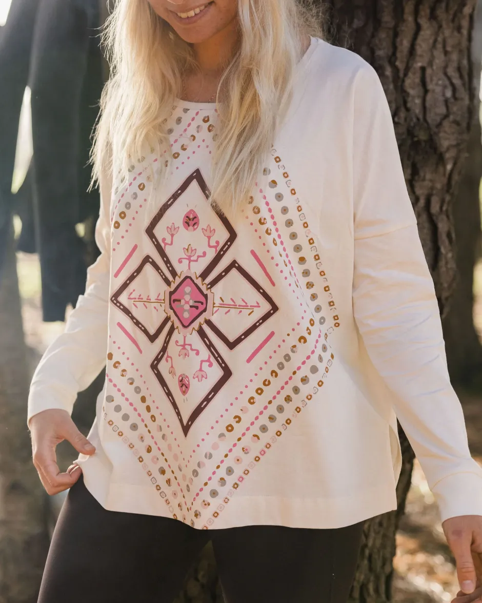 Tops & T-Shirts|Women's Outlet>Passenger Craft Organic Cotton LS T-Shirt Off White