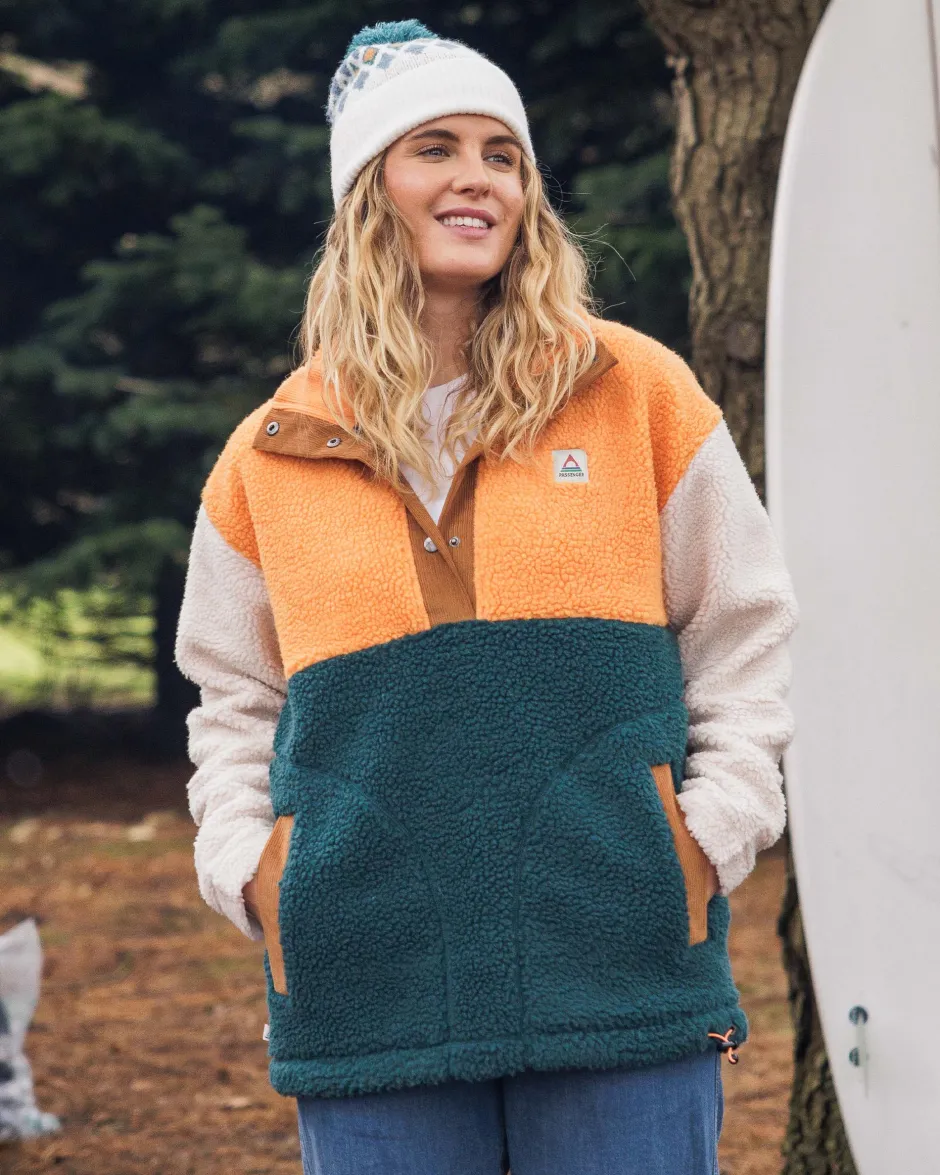 Fleece|Fleece>Passenger Create Recycled Deep-Pile Sherpa Fleece Mediterranean