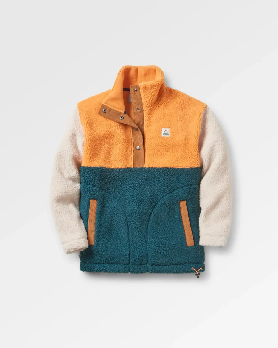 Fleece|Fleece>Passenger Create Recycled Deep-Pile Sherpa Fleece Mediterranean