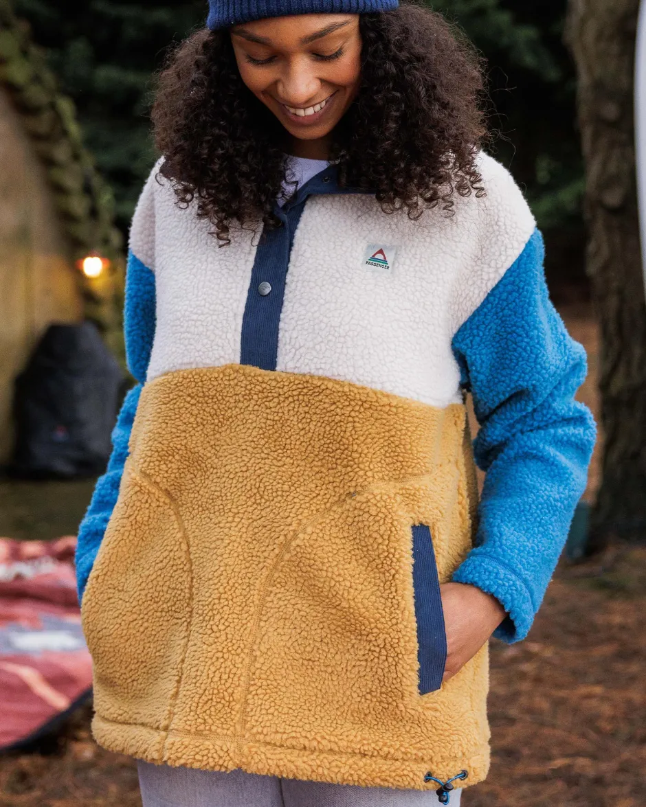 Fleece|Fleece>Passenger Create Recycled Deep-Pile Sherpa Fleece Mustard Gold