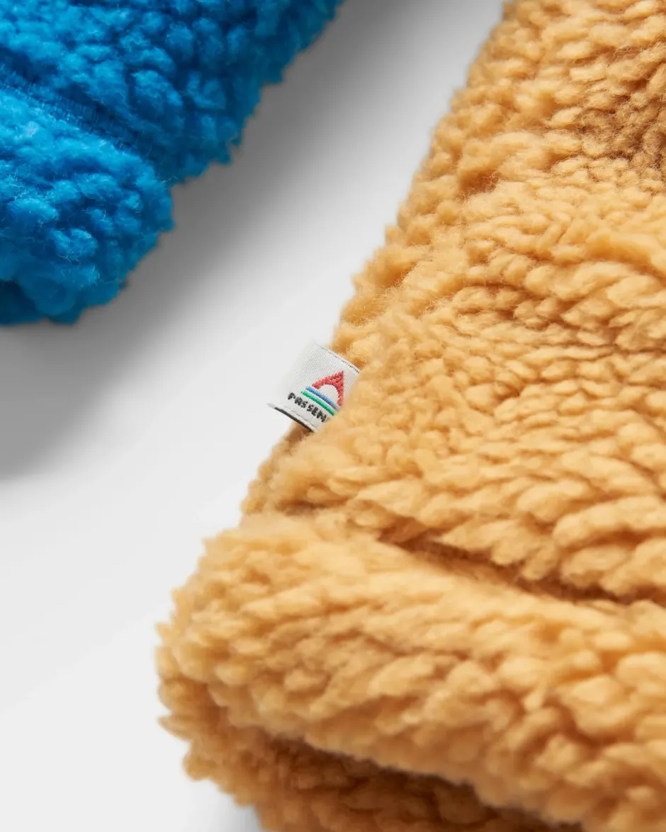 Fleece|Fleece>Passenger Create Recycled Deep-Pile Sherpa Fleece Mustard Gold
