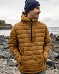 Insulated|Men's Outlet>Passenger Crest Recycled Insulated Jacket Golden Brown