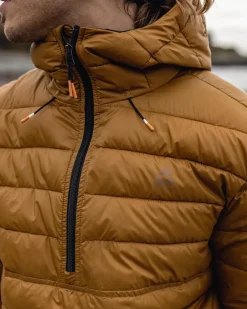Insulated|Men's Outlet>Passenger Crest Recycled Insulated Jacket Golden Brown