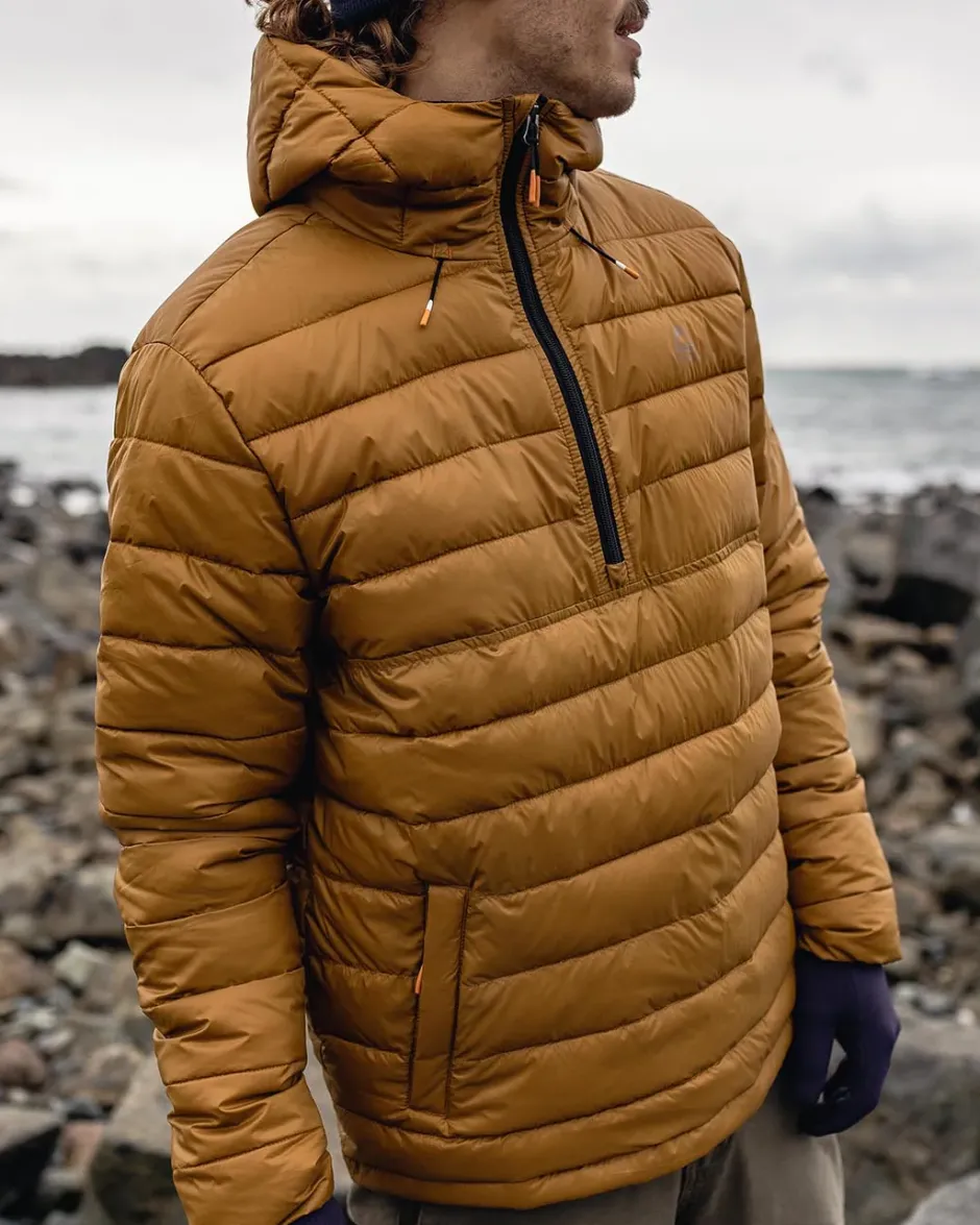 Insulated|Men's Outlet>Passenger Crest Recycled Insulated Jacket Golden Brown