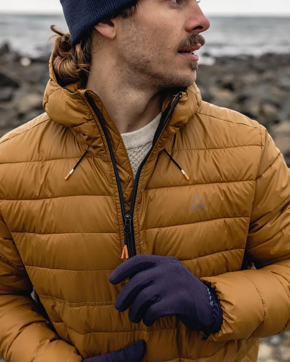 Insulated|Men's Outlet>Passenger Crest Recycled Insulated Jacket Golden Brown