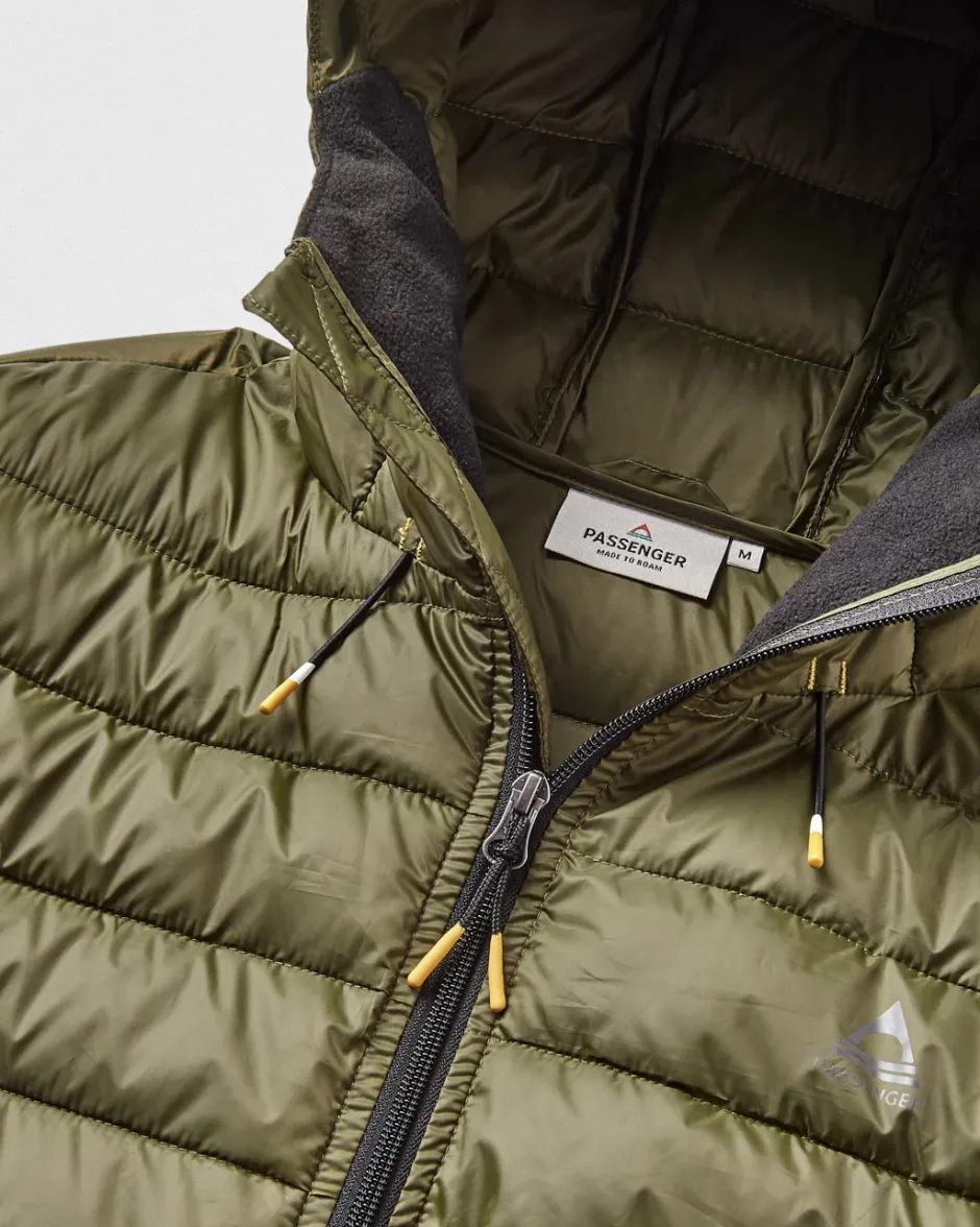 Insulated|Men's Outlet>Passenger Crest Recycled Insulated Jacket Khaki