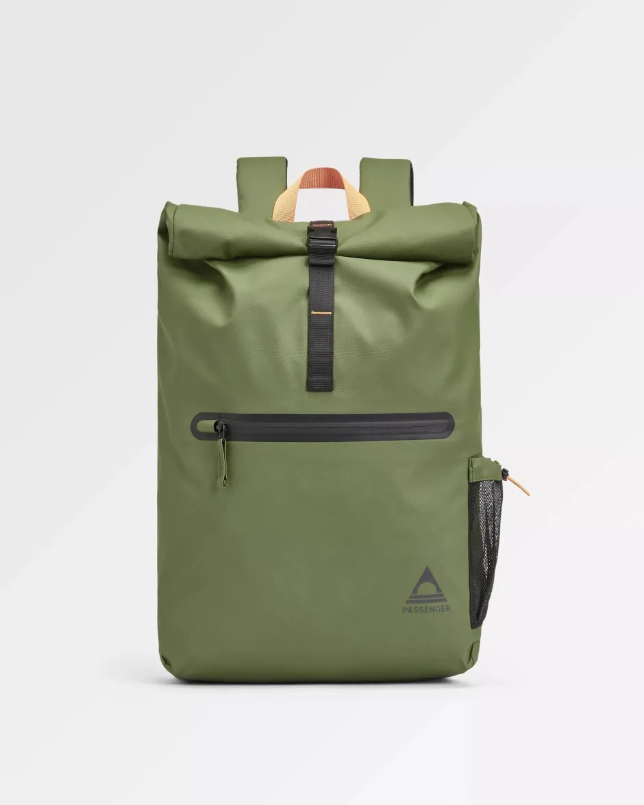 Backpacks & Bags|Backpacks & Bags>Passenger Crossing Roll Top Backpack True Black/ Khaki
