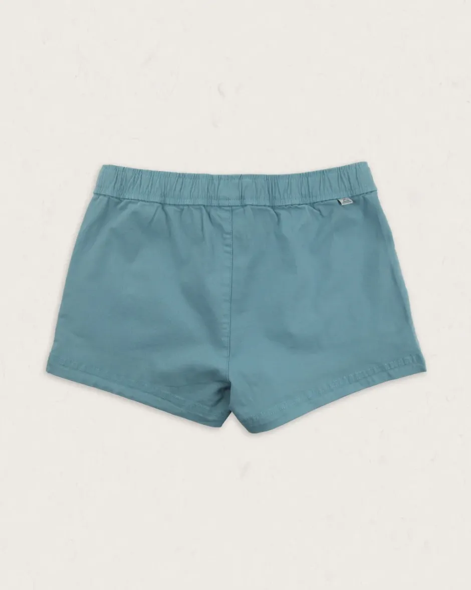 Shorts|Women's Outlet>Passenger Del Sur Organic Cotton Short Ocean Blue