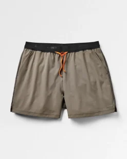 Shorts|Activewear>Floris van Bommel Descent Trail Recycled Shorts Dusty Olive