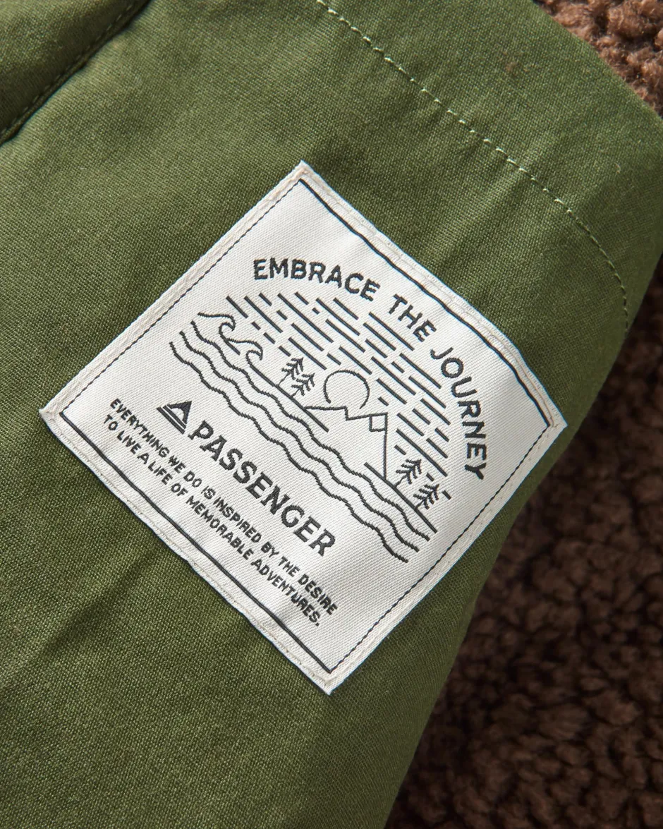 Best Sellers>Passenger Discover Recycled Sherpa Lined Jacket Fir Tree