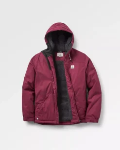 Men's Outlet|Men's>Passenger Discover Recycled Sherpa Lined Jacket Wine