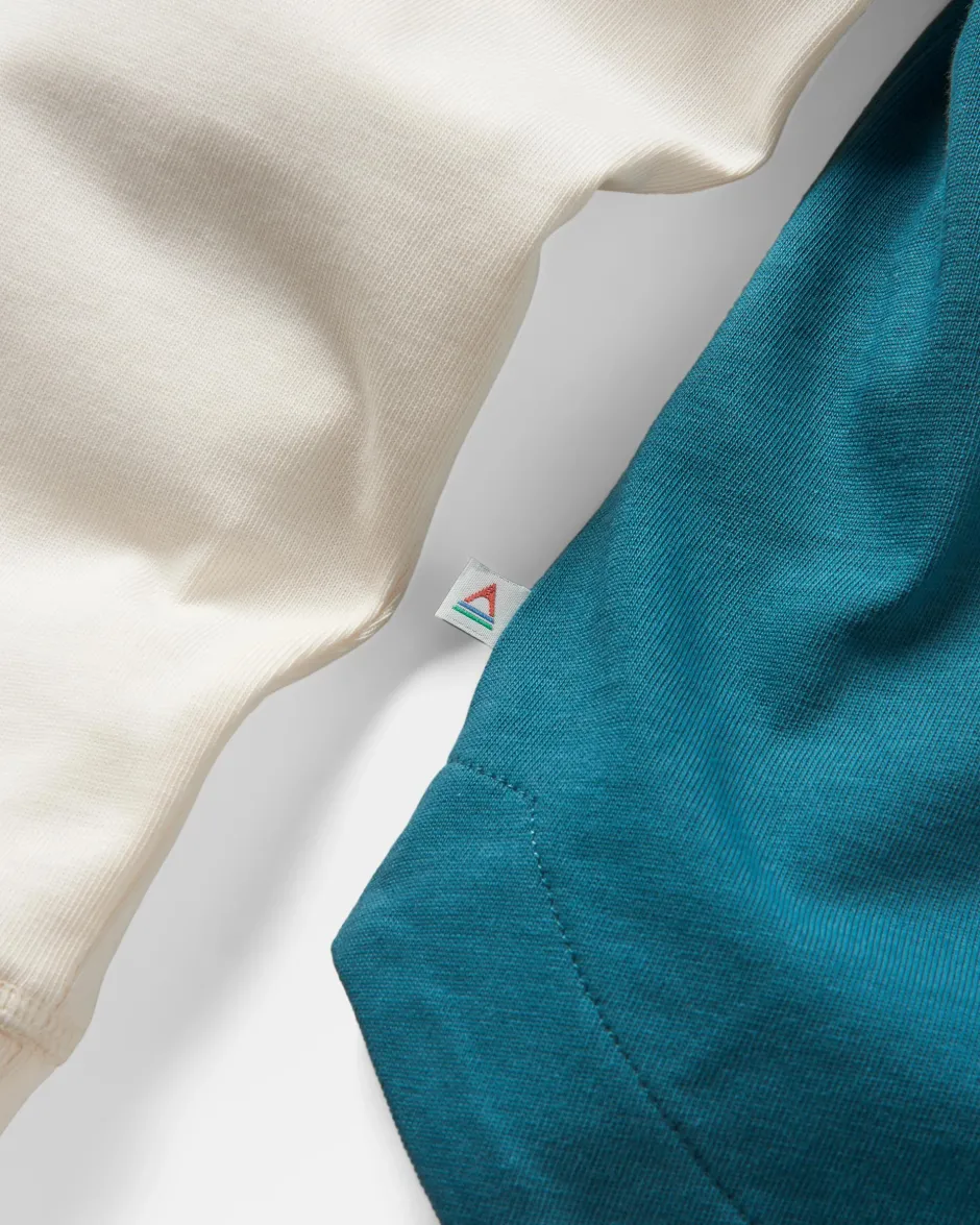 Tops & T-Shirts|Women's Outlet>Passenger Dream Organic Cotton Oversized LS T-Shirt Mediterranean