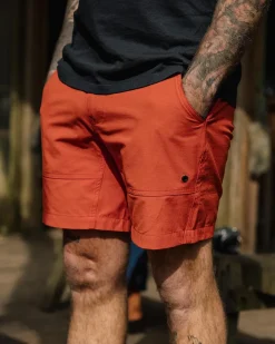 Shorts|Activewear>Floris van Bommel Drift All Purpose Short Warm Orange