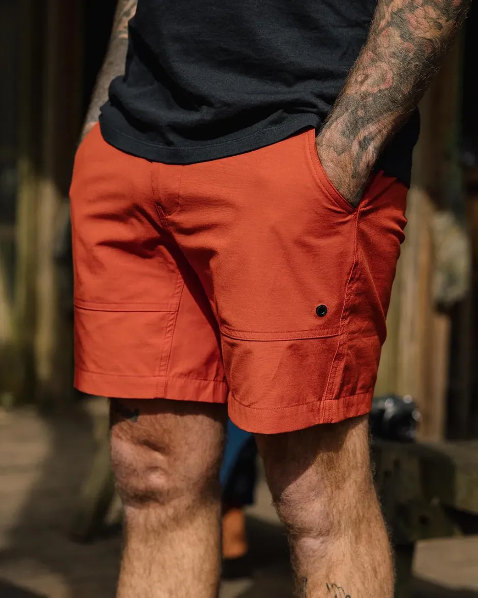 Shorts|Activewear>Floris van Bommel Drift All Purpose Short Warm Orange