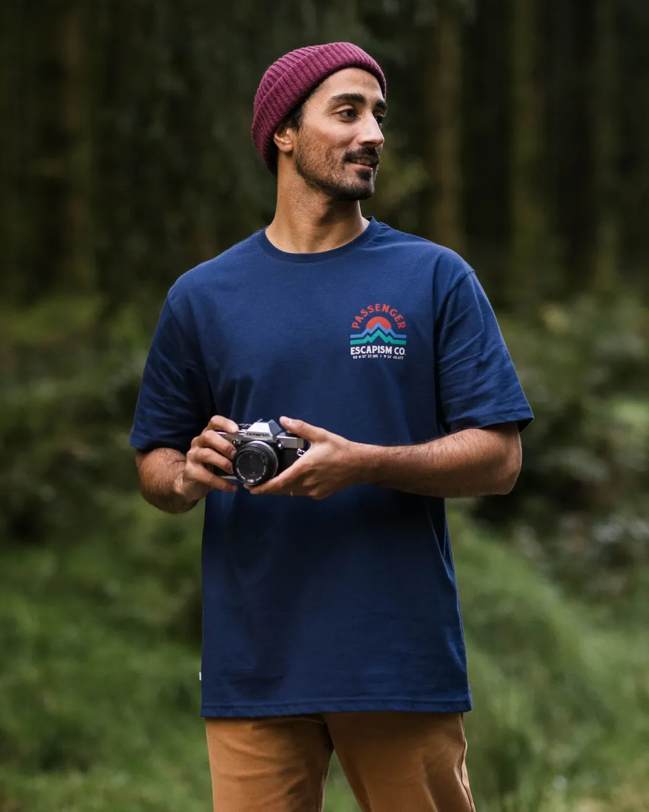 T-Shirts & Tank Tops|Men's Outlet>Passenger Dumont Organic Relaxed Fit T-Shirt Rich Navy