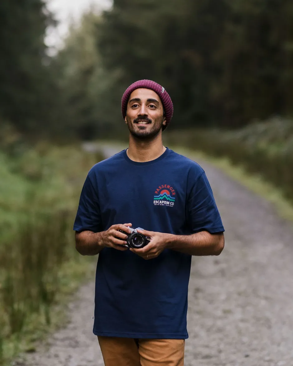 T-Shirts & Tank Tops|Men's Outlet>Passenger Dumont Organic Relaxed Fit T-Shirt Rich Navy