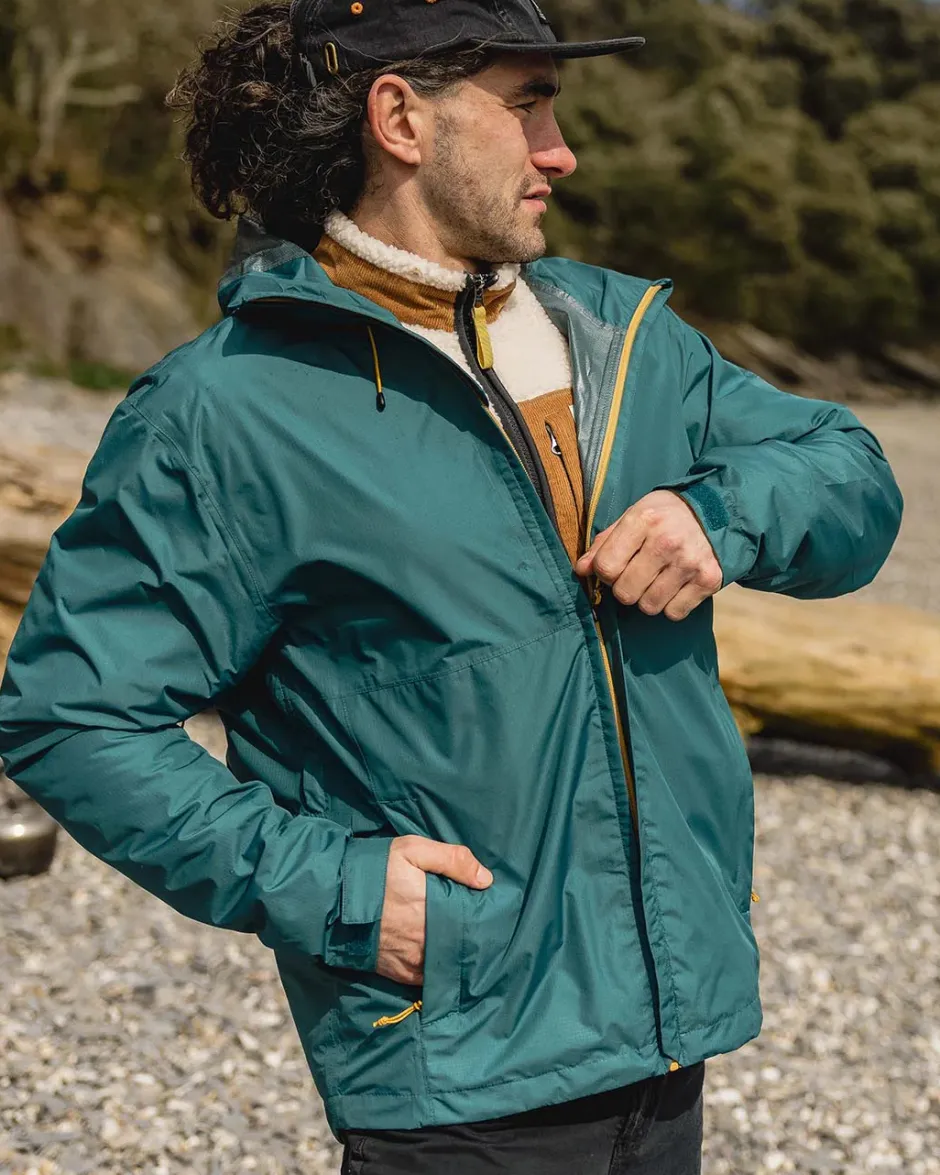 Water Resistant|Men's Outlet>Passenger Echo Recycled Water Resistant Jacket Mediterranean