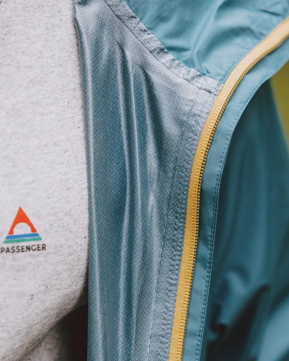 Water Resistant|Men's Outlet>Passenger Echo Recycled Water Resistant Jacket Mediterranean