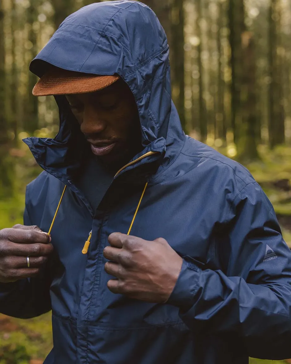 Water Resistant|Shell>Passenger Echo Recycled Water Resistant Jacket Deep Navy