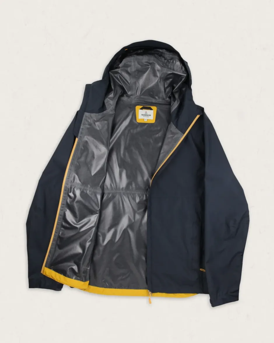 Water Resistant|Shell>Passenger Echo Recycled Water Resistant Jacket Deep Navy