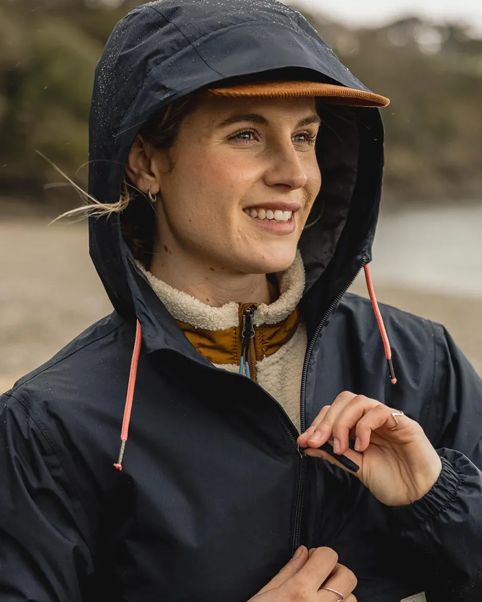 Water Resistant|Shell>Passenger Eden Recycled Oversized Water Resistant Jacket Deep Navy