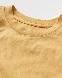 Best Sellers>Passenger Elbio Recycled Relaxed Fit T-Shirt Mustard Gold