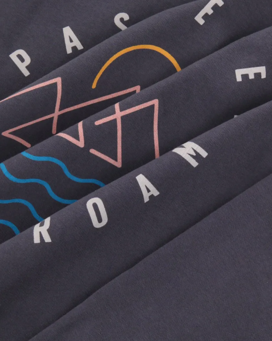 Hoodies & Sweatshirts|Best Sellers>Passenger Escapism Recycled Cotton Hoodie Faded Black