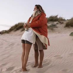 Changing Robes & Ponchos|Changing Robes & Surf Ponchos>Floris van Bommel Escapism Recycled Sherpa Lined Changing Robe Rust