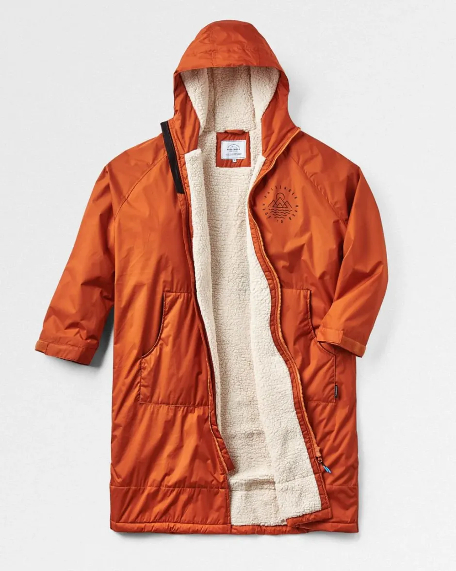 Changing Robes & Ponchos|Changing Robes & Surf Ponchos>Floris van Bommel Escapism Recycled Sherpa Lined Changing Robe Rust