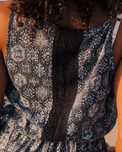 Jumpsuits & Playsuits|Dungarees & Pants>Passenger Eva Recycled Cotton Jumpsuit Tile Dark Denim