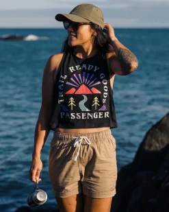 Tank Tops|Tops & T-Shirts>Passenger Exhale Active Recycled Tank Top Black