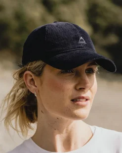 Caps & Hats|Caps & Hats>Floris van Bommel Fade Recycled Cord 6 Panel Cap Deep Navy