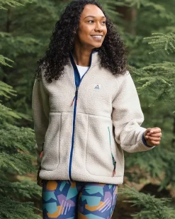 Fleece|Fleece>Passenger Fairbanks 2.0 Full Zip Recycled Sherpa Fleece Oatmeal