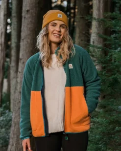 Fleece|Fleece>Passenger Fairbanks 2.0 Full Zip Recycled Sherpa Fleece Apricot