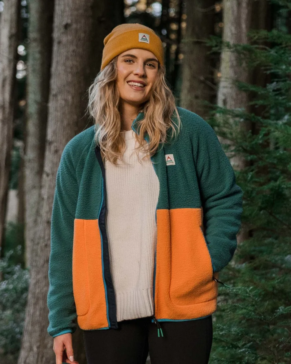 Fleece|Fleece>Passenger Fairbanks 2.0 Full Zip Recycled Sherpa Fleece Apricot